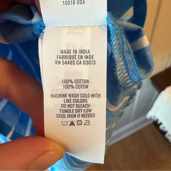 NWT Aerie Vibrant Blue and White Striped Women’s Shirt, Size Large - Picture 8 of 8